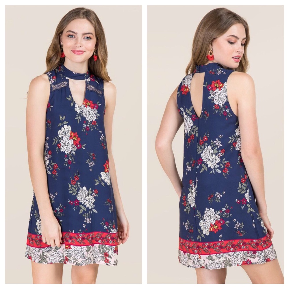 NWT Francesca’s Bexley Gigi Floral Shift Dress